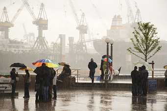 Typisches Bild aus Hamburg